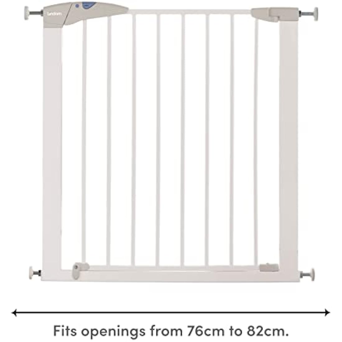 Munchkin Sure Shut Axis Baby Gate | Pressure Fit Stair Gate, 76-82cm