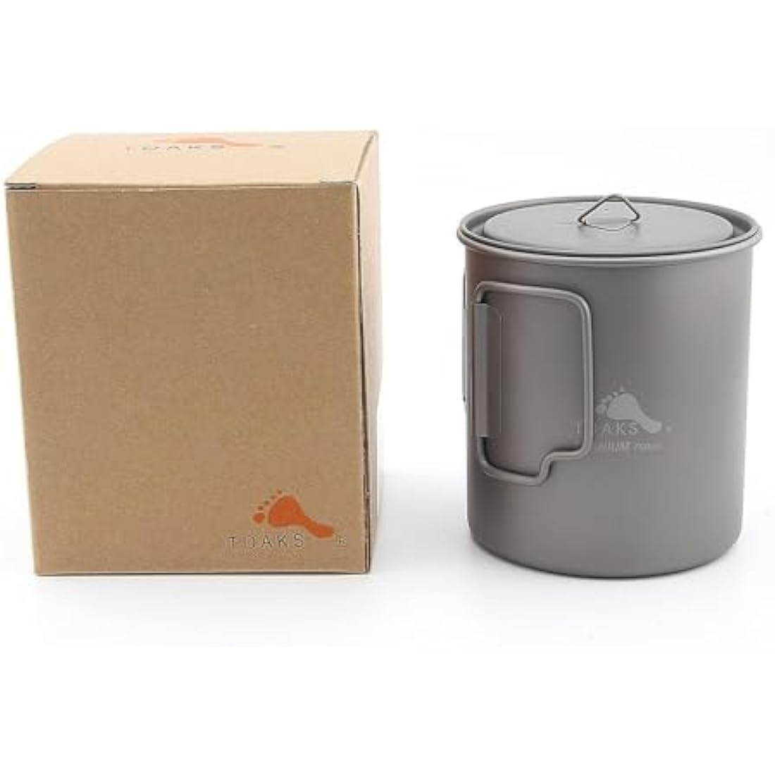 TOAKS Titanium 750ml Pot and 450ml Cup Set – Ultralight Camping Gear