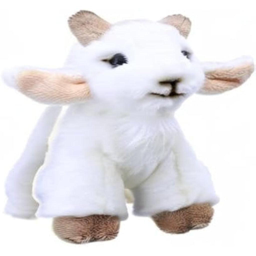 Wilberry Minis Goat Soft Toy – Lifelike Plush Stuffed Animal (15cm)