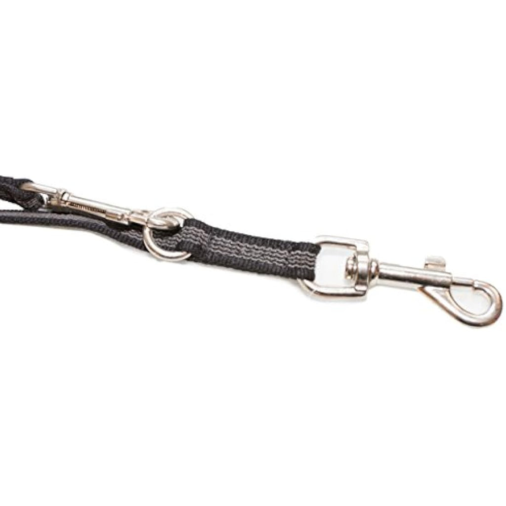 Super-Grip Dog Leash – Durable Rubber Training Lead, Black