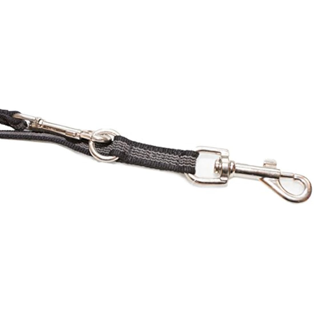 Super-Grip Dog Leash – Durable Rubber Training Lead, Black