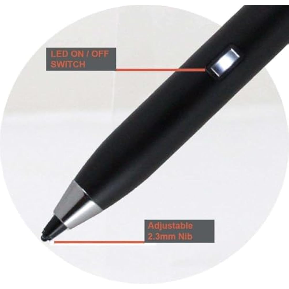 Fine Point Active Stylus Pen – Black Digital Touchscreen Pen