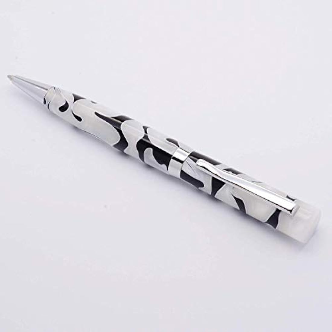LACHIEVA LUX Luxury Resin Ballpoint Pen Gift Set - White & Black