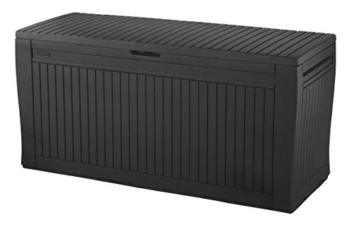 Keter Comfy Outdoor Storage Box – 270L Weatherproof Deck Chest