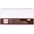 Anita's Square Blank Cards & Envelopes - White 135mm - Pack of 50