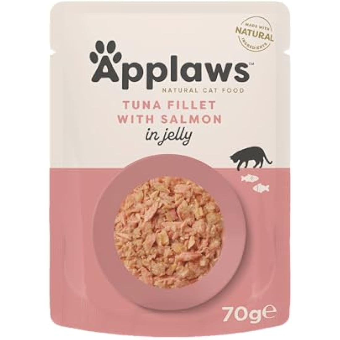 Applaws Natural Wet Cat Food - Tuna with Salmon in Jelly (16 x 70g)