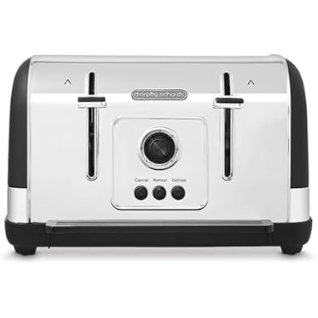 Morphy Richards Venture 4 Slice Toaster – Black with Defrost & High Lift