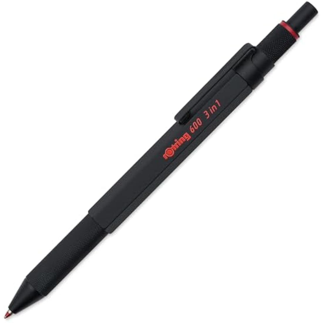 rOtring 600 3-in-1 Multicolour Pen & 0.5mm Mechanical Pencil - Black