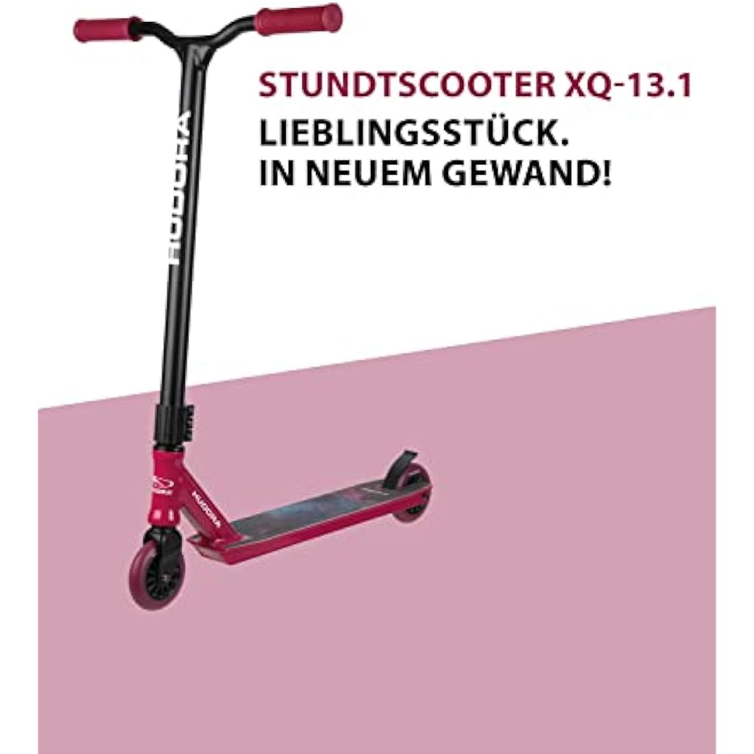 Hudora Stunt Scooter – Lightweight Freestyle Trick Scooter for Kids