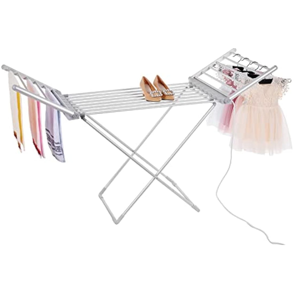 Rainberg Electric Heated Folding Clothes Dryer – 230W 18 Rail Airer
