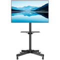 BONTEC Mobile TV Stand on Wheels for 23-60 inch LCD LED Screens