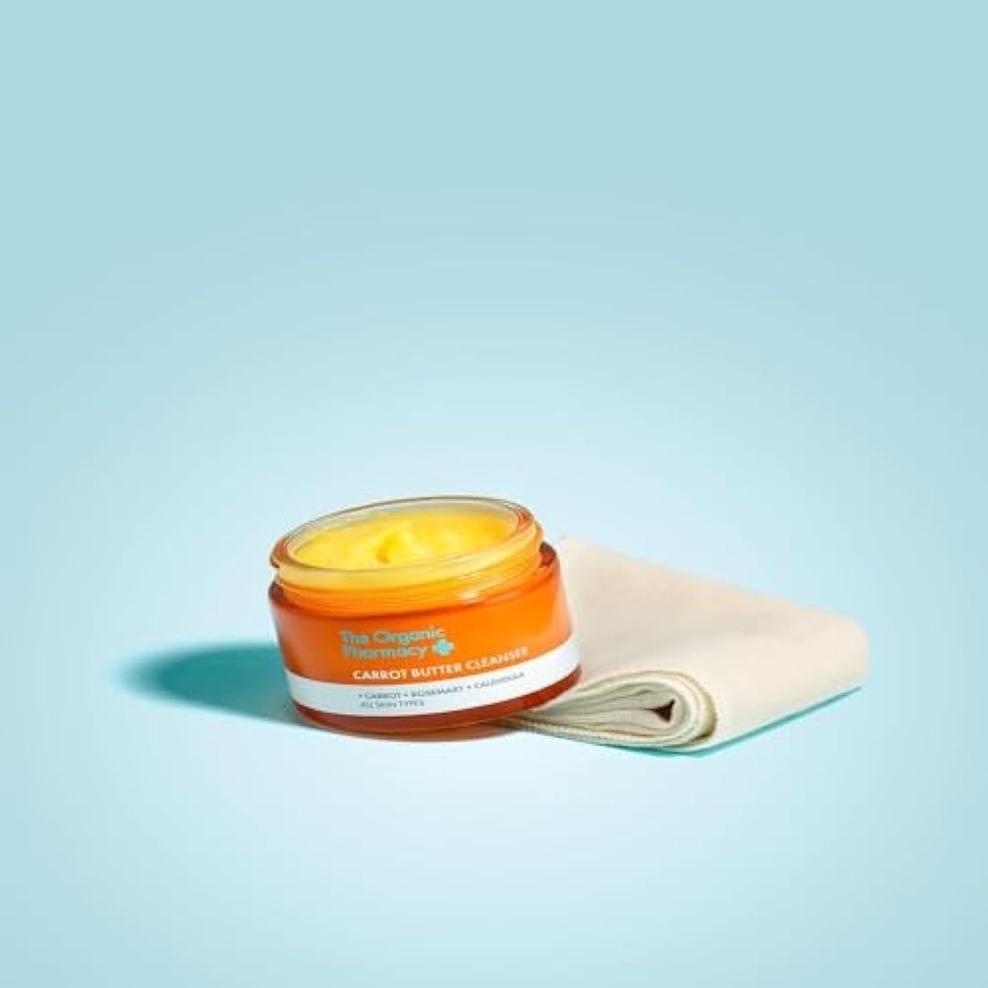 The Organic Pharmacy Carrot Butter Cleansing Balm – 99.8% Organic, 50ml