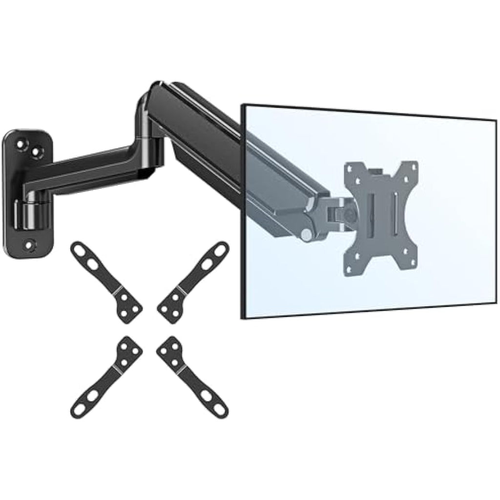 ELIVED Gas Spring Monitor Wall Mount for 35 inch Screens | VESA Extension