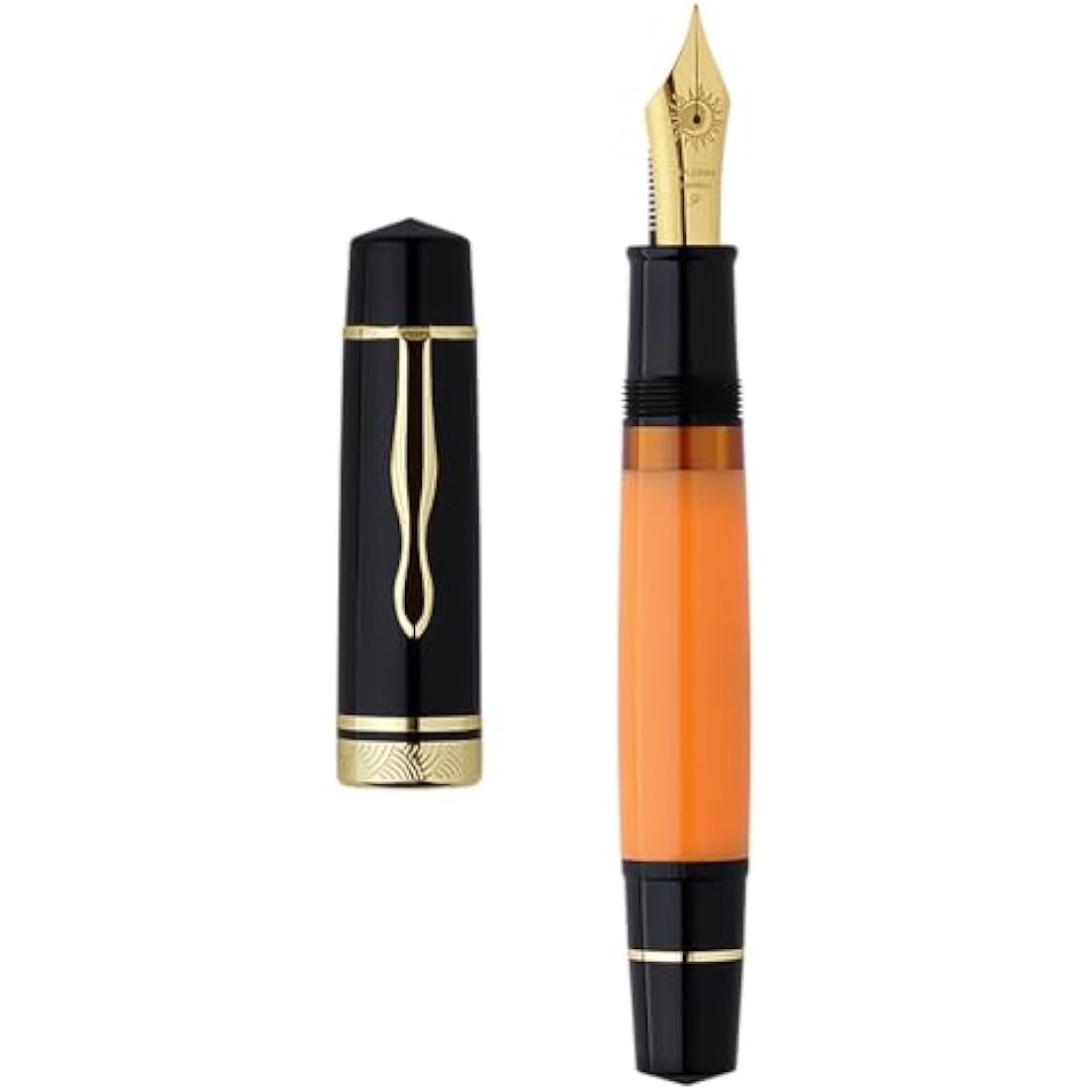 Majohn P139 Piston Fountain Pen – Large Capacity Brass System, Fine Nib