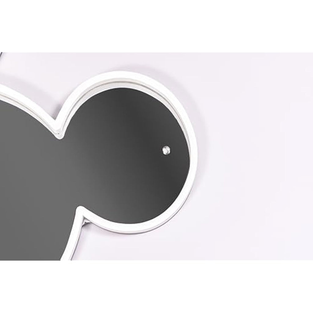 Yellowpop Mickey Mouse LED Neon Sign | White Mirror Wall Decor