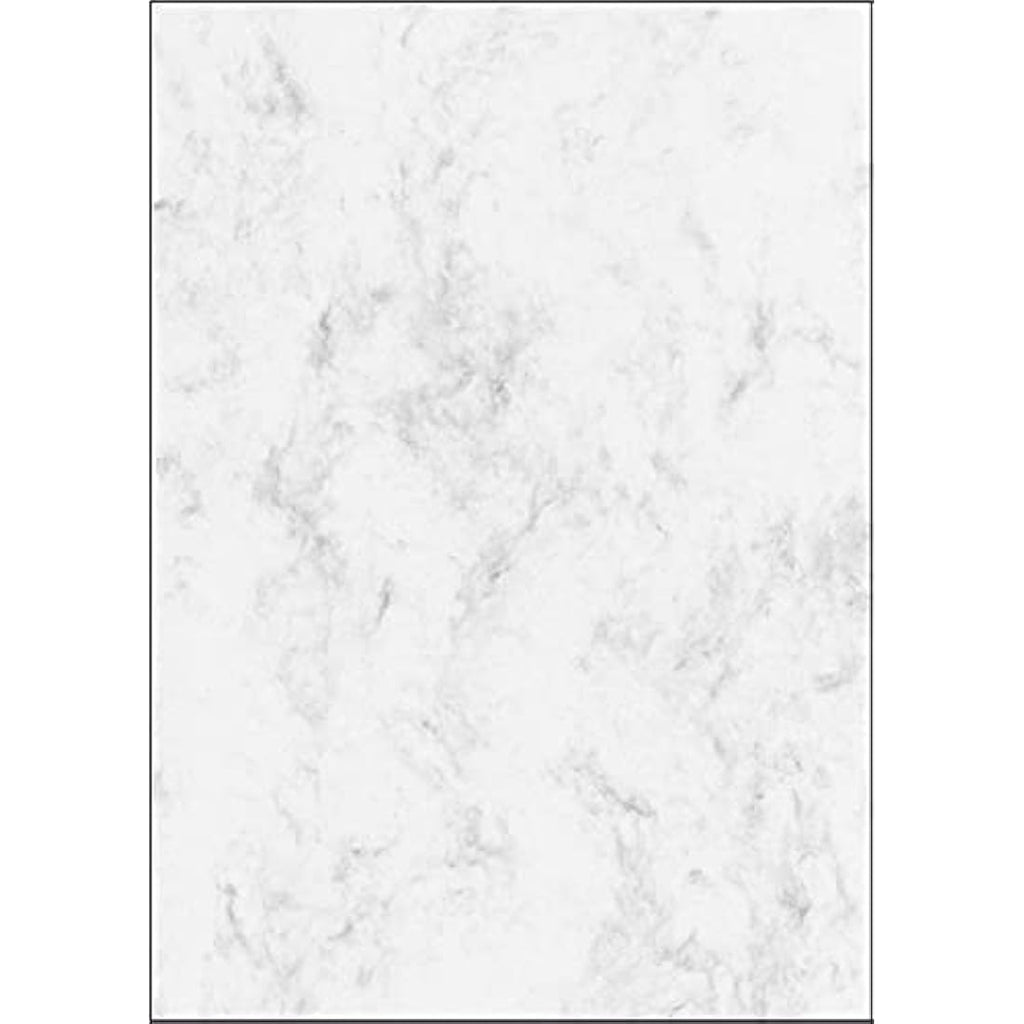 Sigel Marbled Writing Paper A4 - Grey 90gsm Double Sided, 250 Sheets