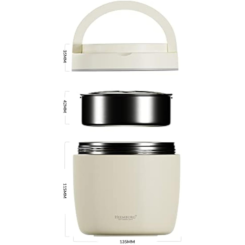 Heemburg Thermal Food Flask – Insulated Stainless Steel Lunch Jar