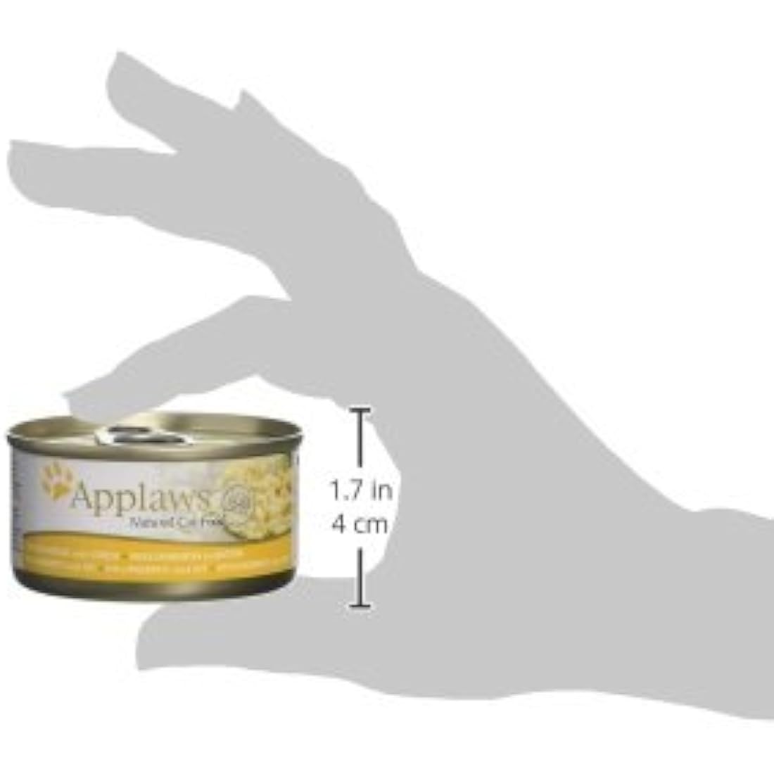 Applaws Natural Wet Cat Food – Chicken with Cheese Broth – 24 x 70g Tins