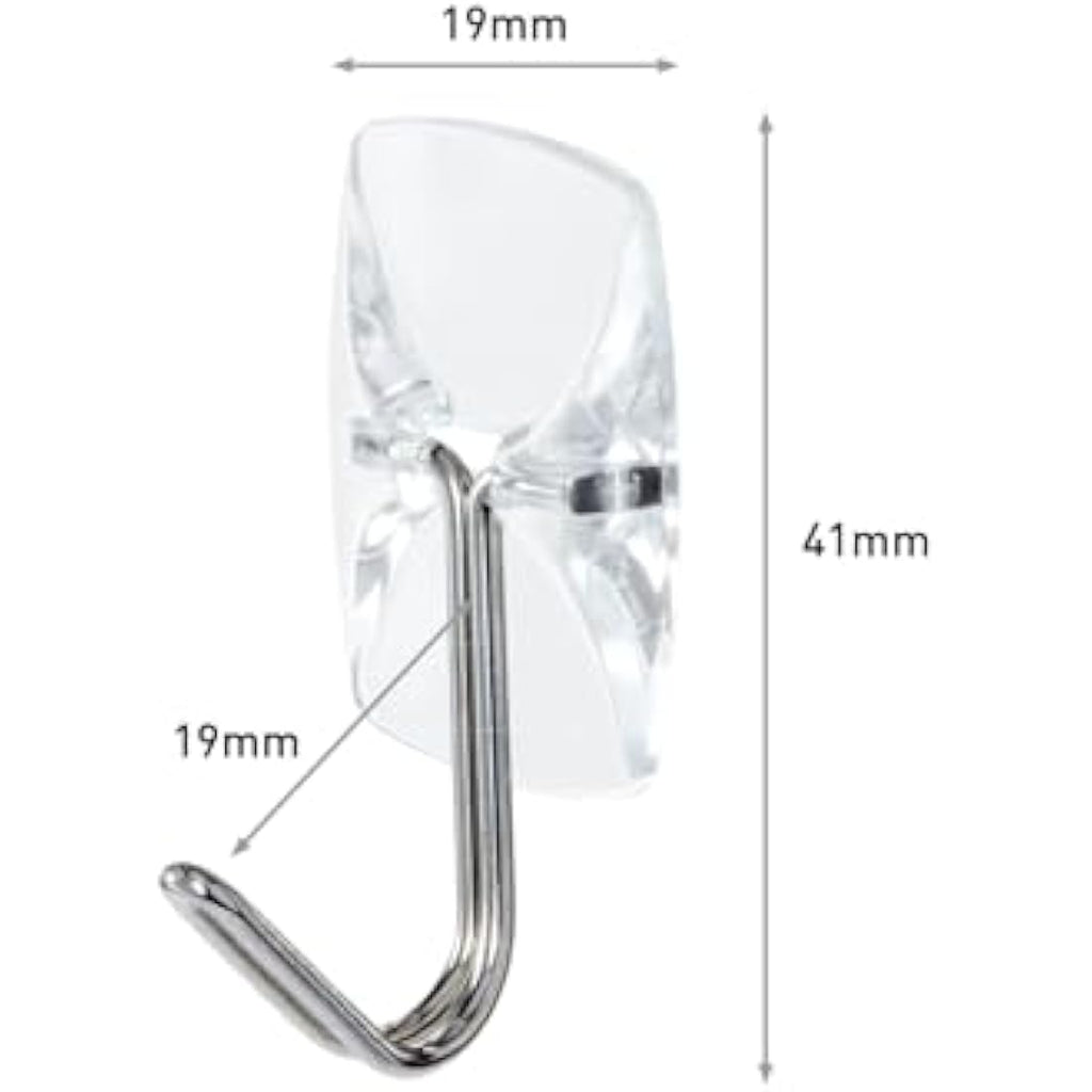 Command Clear Wire Hooks – 9 Pack Damage-Free Adhesive Wall Hangers