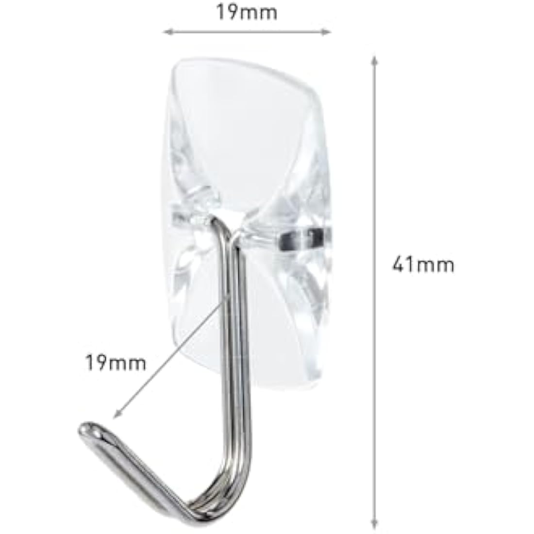 Command Clear Wire Hooks – 9 Pack Damage-Free Adhesive Wall Hangers