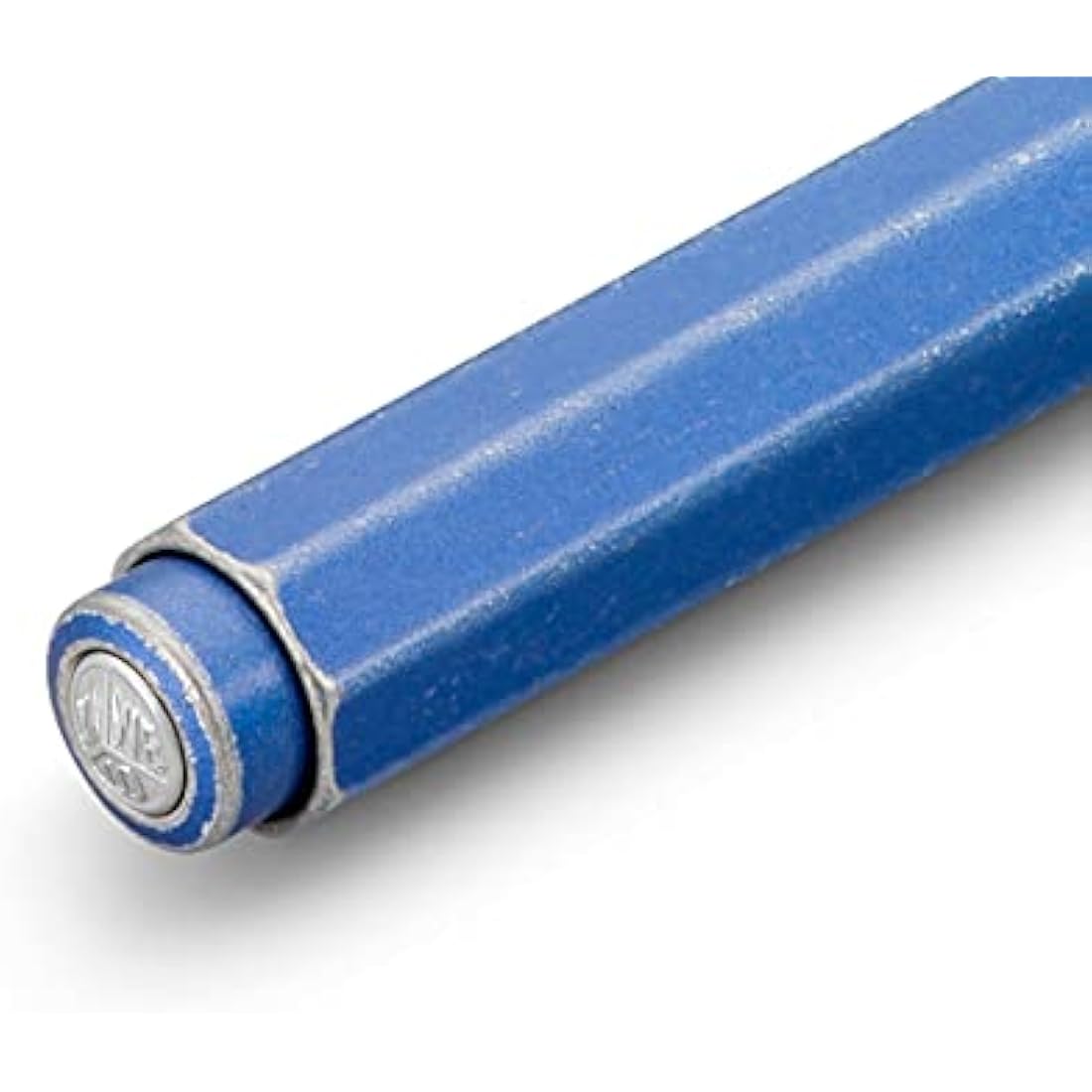Kaweco AL Sport Ballpoint Pen – Stonewash Blue Aluminium Pocket Pen