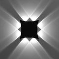 KAWELL 8W Modern LED Wall Light - IP65 Waterproof Aluminum Outdoor Sconce