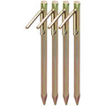 Relaxdays Heavy Duty Tent Stakes – 4 Pack Galvanized Steel for Rocky Ground