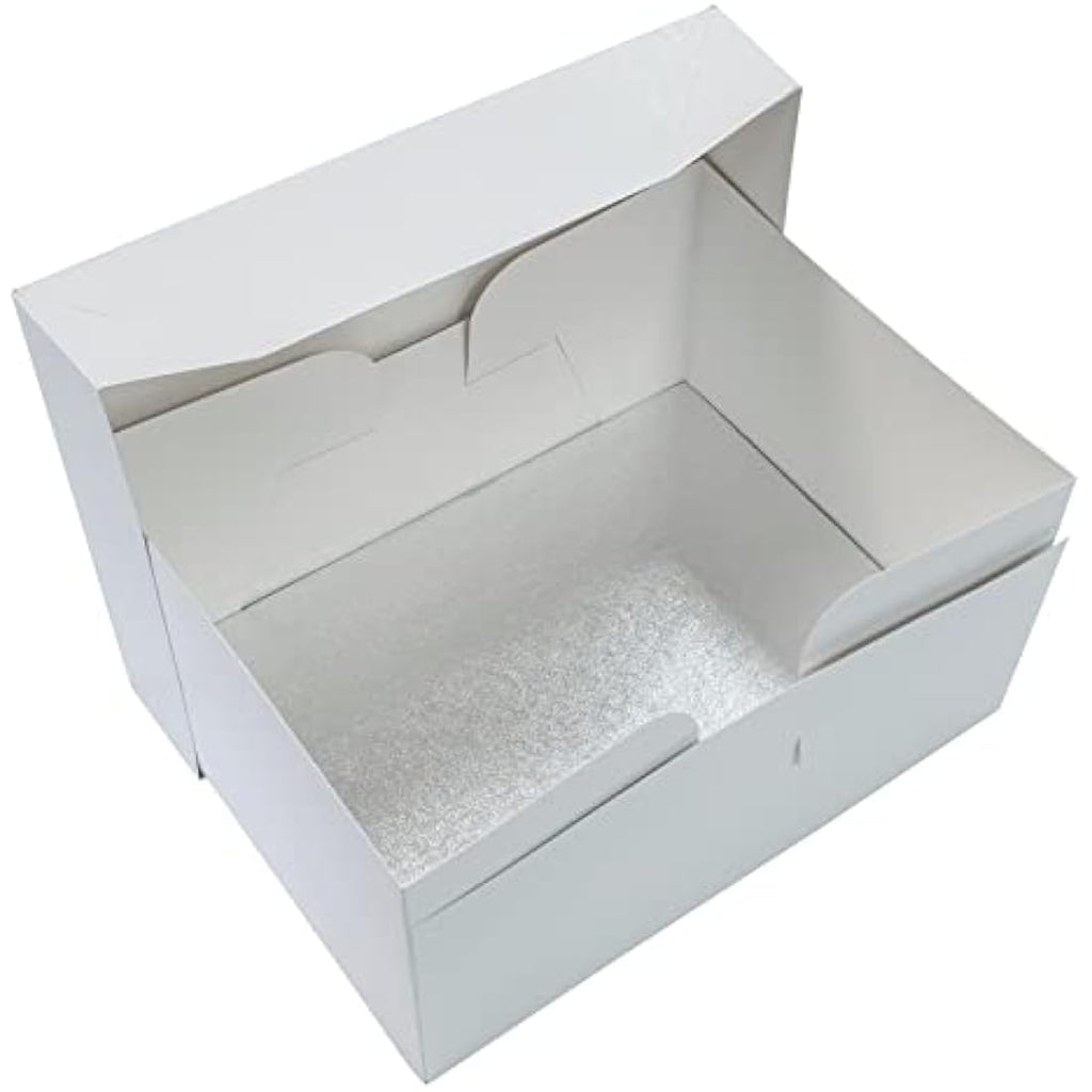 Culpitt 18x14 Oblong Cake Board and Box Set | Silver Fern Cake Drum