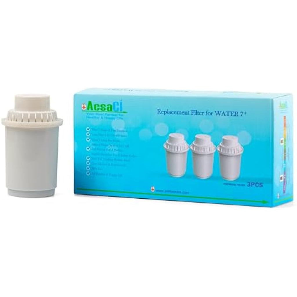 Alkaline Water Filter Replacement for Water 7+ Jug, 3-Pack
