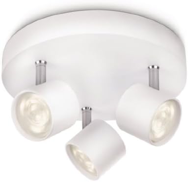 Philips myLiving Star 3-Spot LED Ceiling Light | Warm White - White