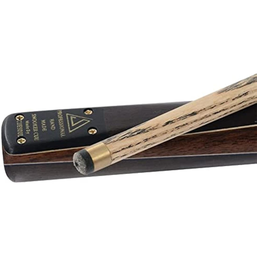 CUESOUL 57" 3/4 Jointed Rosewood Snooker Cue Set with Case | 9.5mm Tip