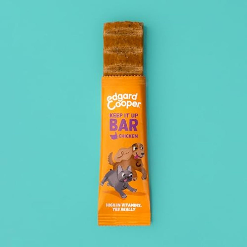 Edgard Cooper Chicken Dog Treats | Grain Free High Protein Bars (24x30g)