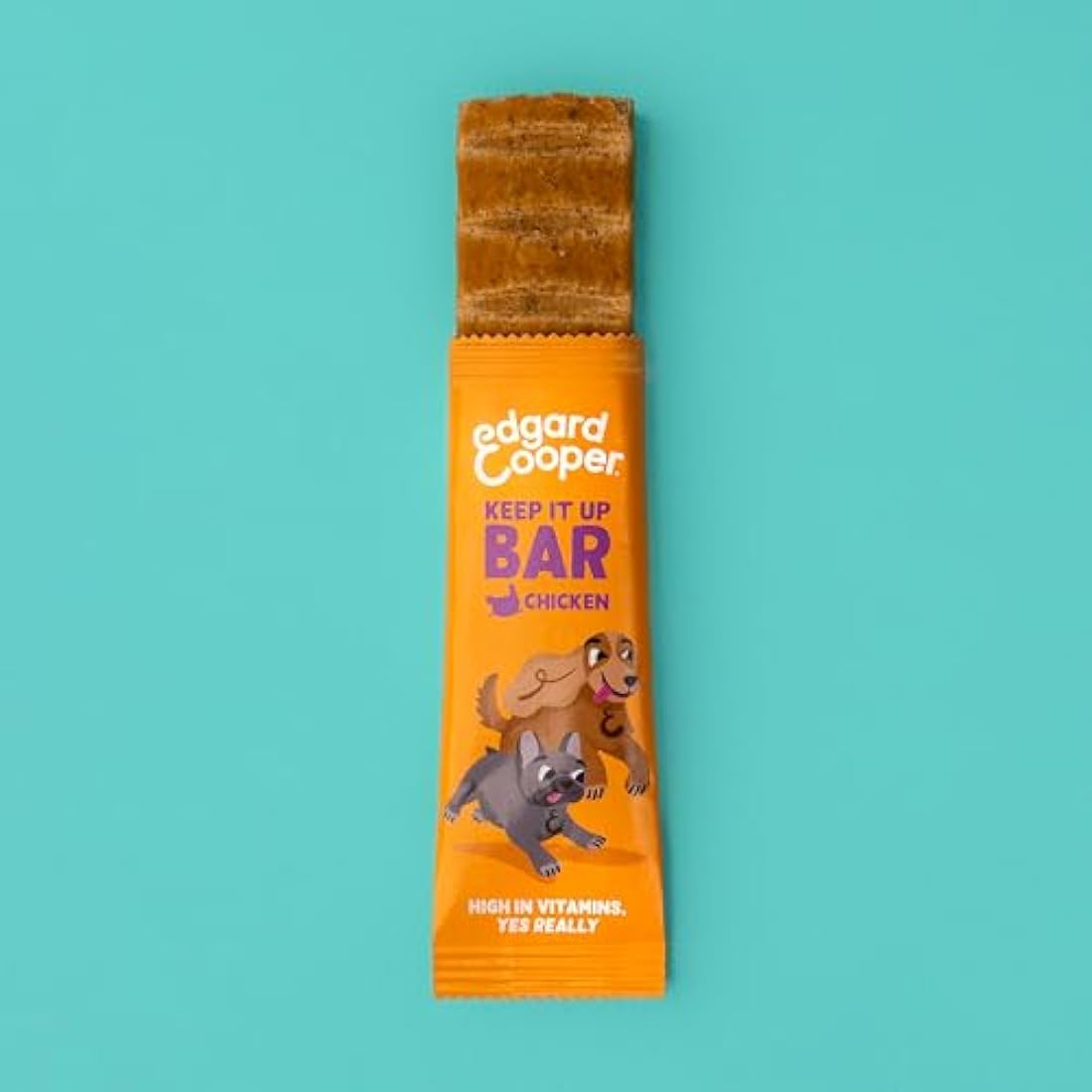 Edgard Cooper Chicken Dog Treats | Grain Free High Protein Bars (24x30g)