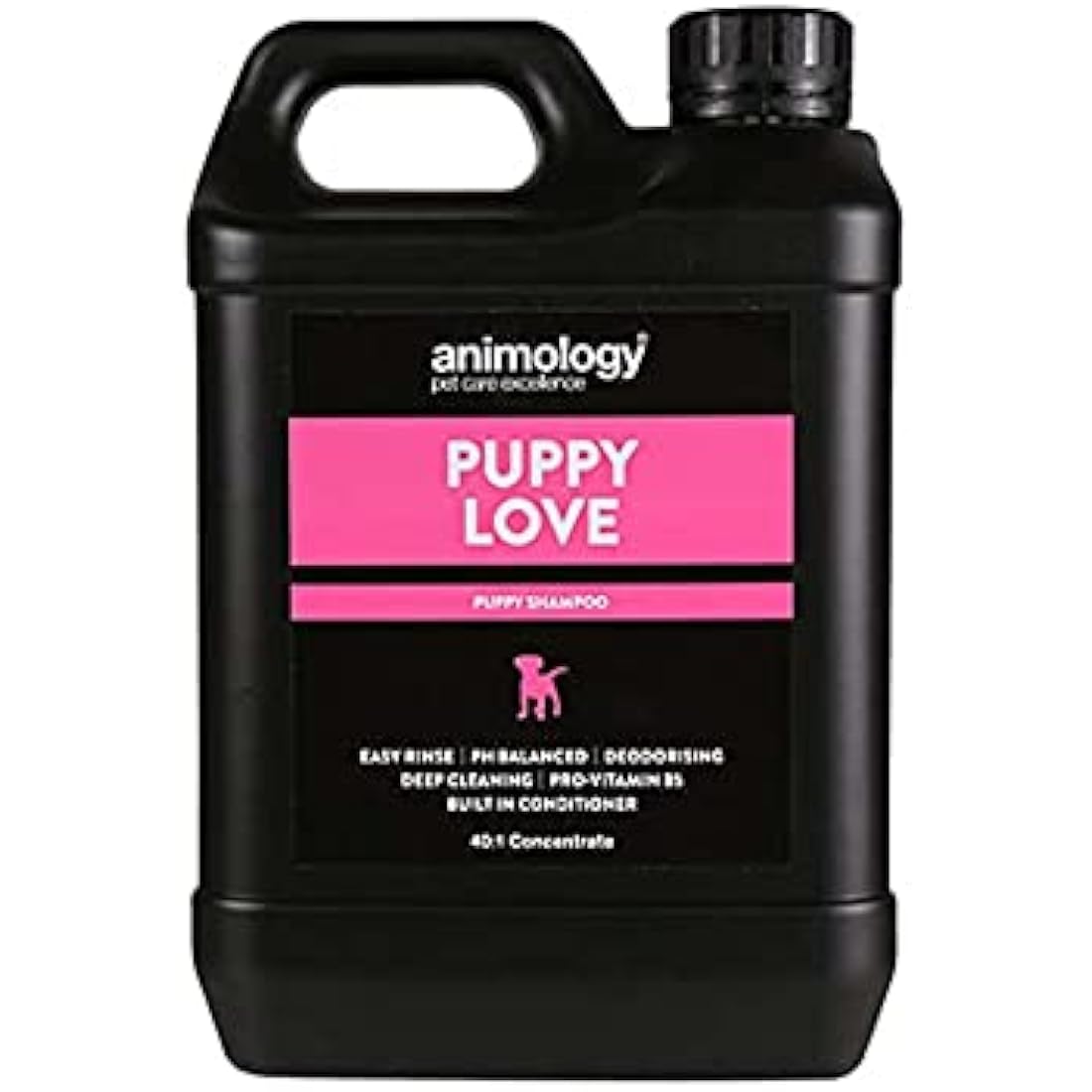 Animology Puppy Love Dog Shampoo – Gentle Cleanser for Puppies, 2.5L