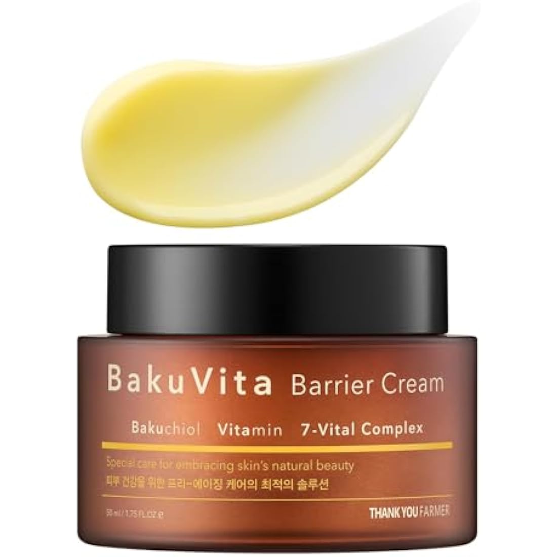 THANKYOU FARMER BakuVita Barrier Cream | Vegan Bakuchiol & Vitamin C