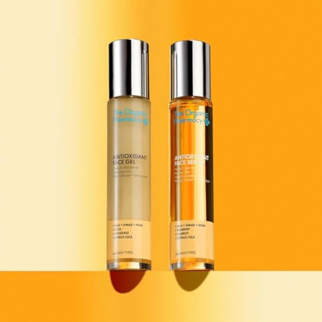 The Organic Pharmacy Antioxidant Face Duo – Anti-Ageing Gel & Serum