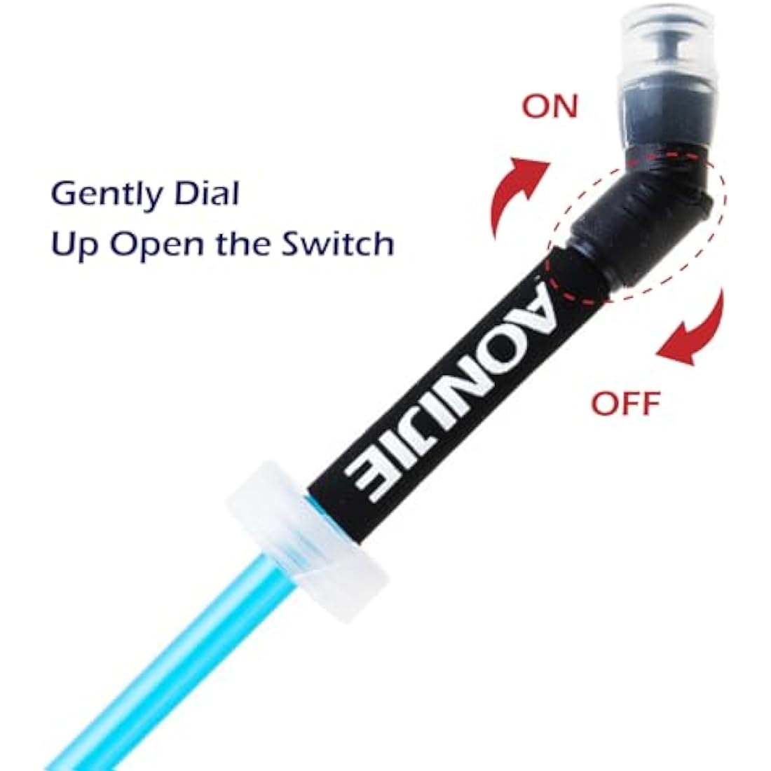 TRIWONDER TPU Soft Flask Straws | 2-Pack BPA-Free Hydration Tubes