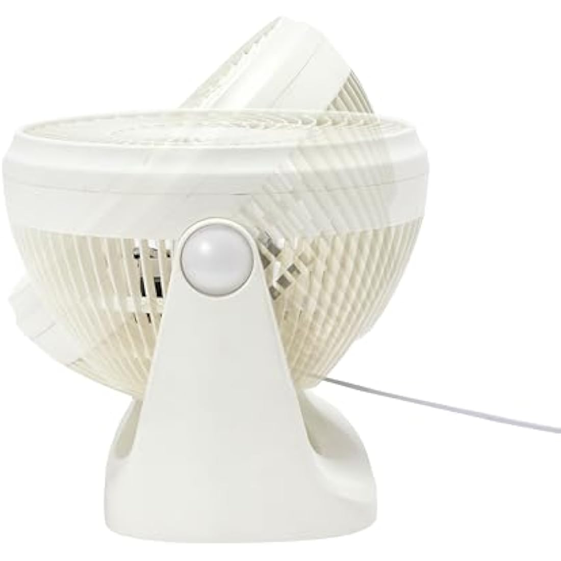 7-Inch Portable Desk Fan | 3-Speed Quiet Cooling – White