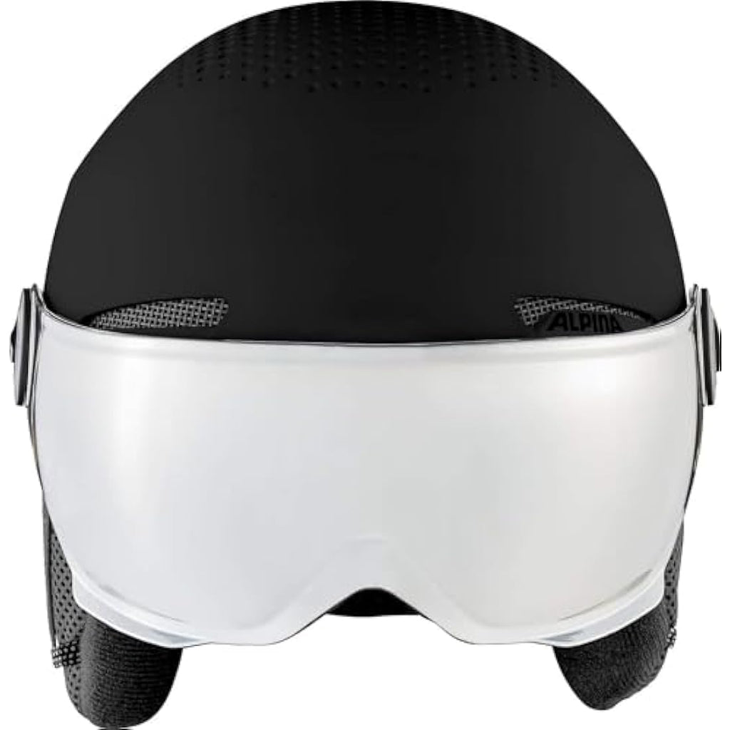 Alpina Unisex Ski Helmet | Vented Hard Shell with Neck Warmer Plus