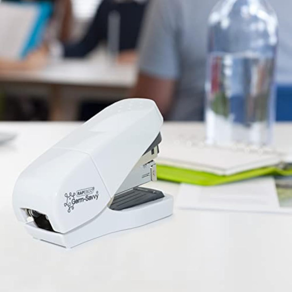 Rapesco ECO Flat Clinch Stapler – 35 Sheet Capacity – White