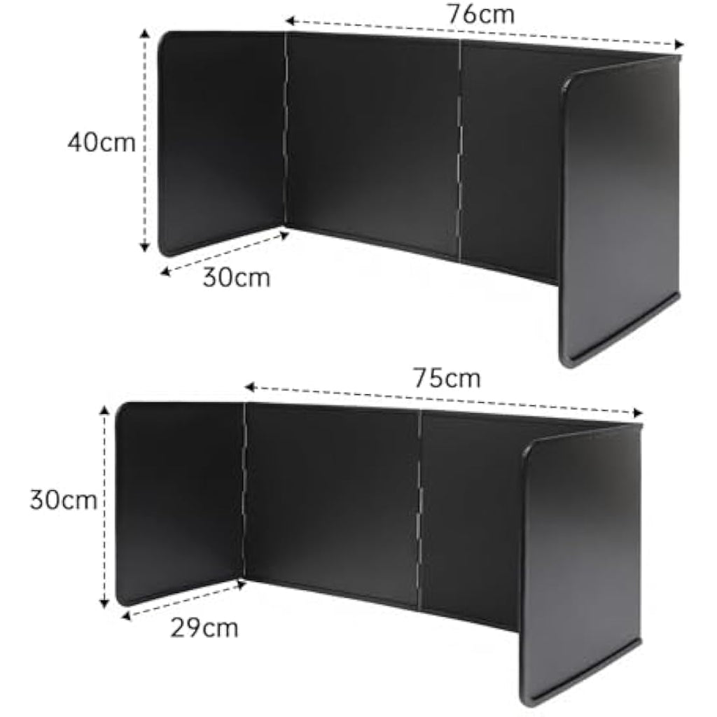 Jolof Store Stove Splatter Guard – 40CM Foldable Non-Stick Oil Shield