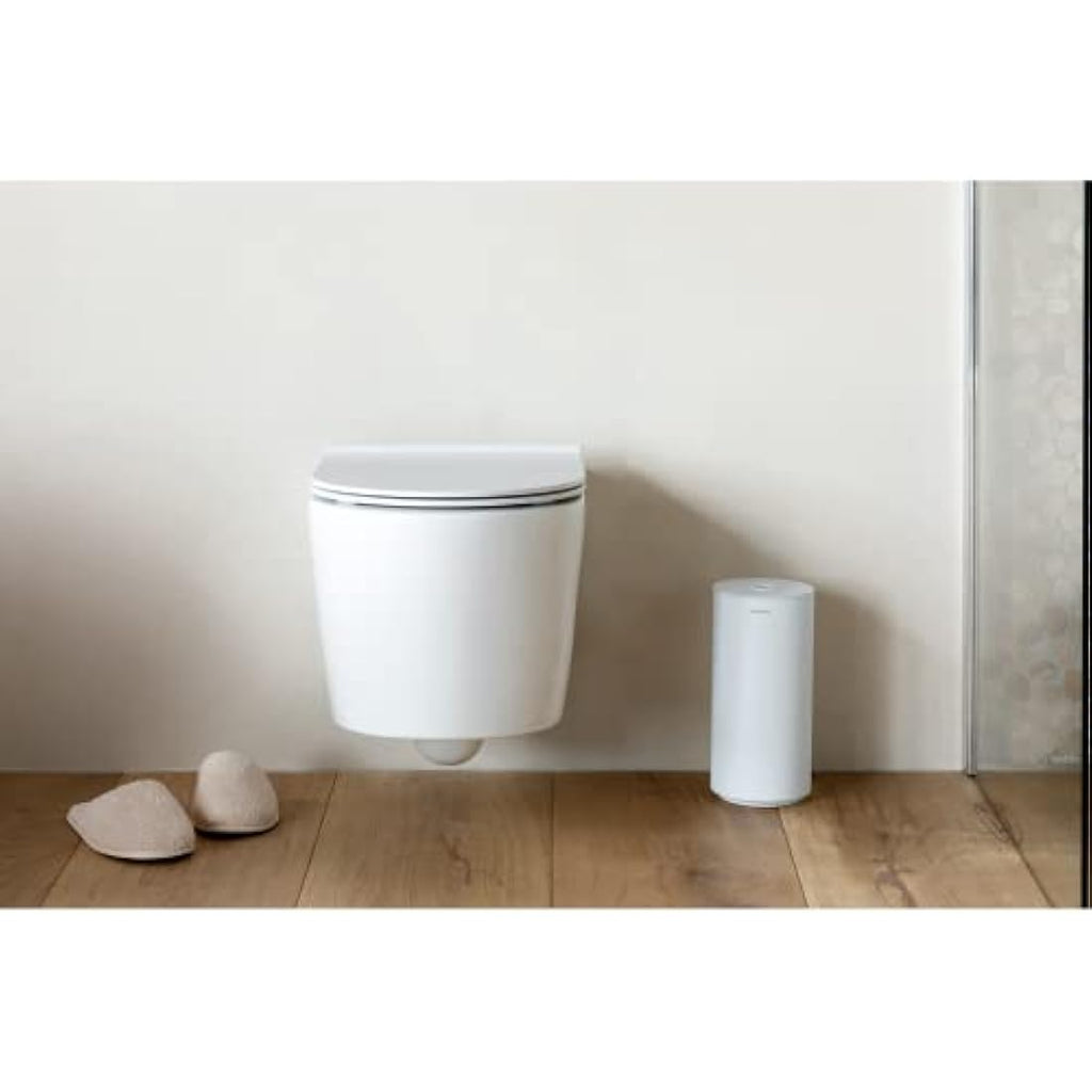 Brabantia Mindset Toilet Roll Dispenser – Holds 2 Spare Rolls – Fresh White