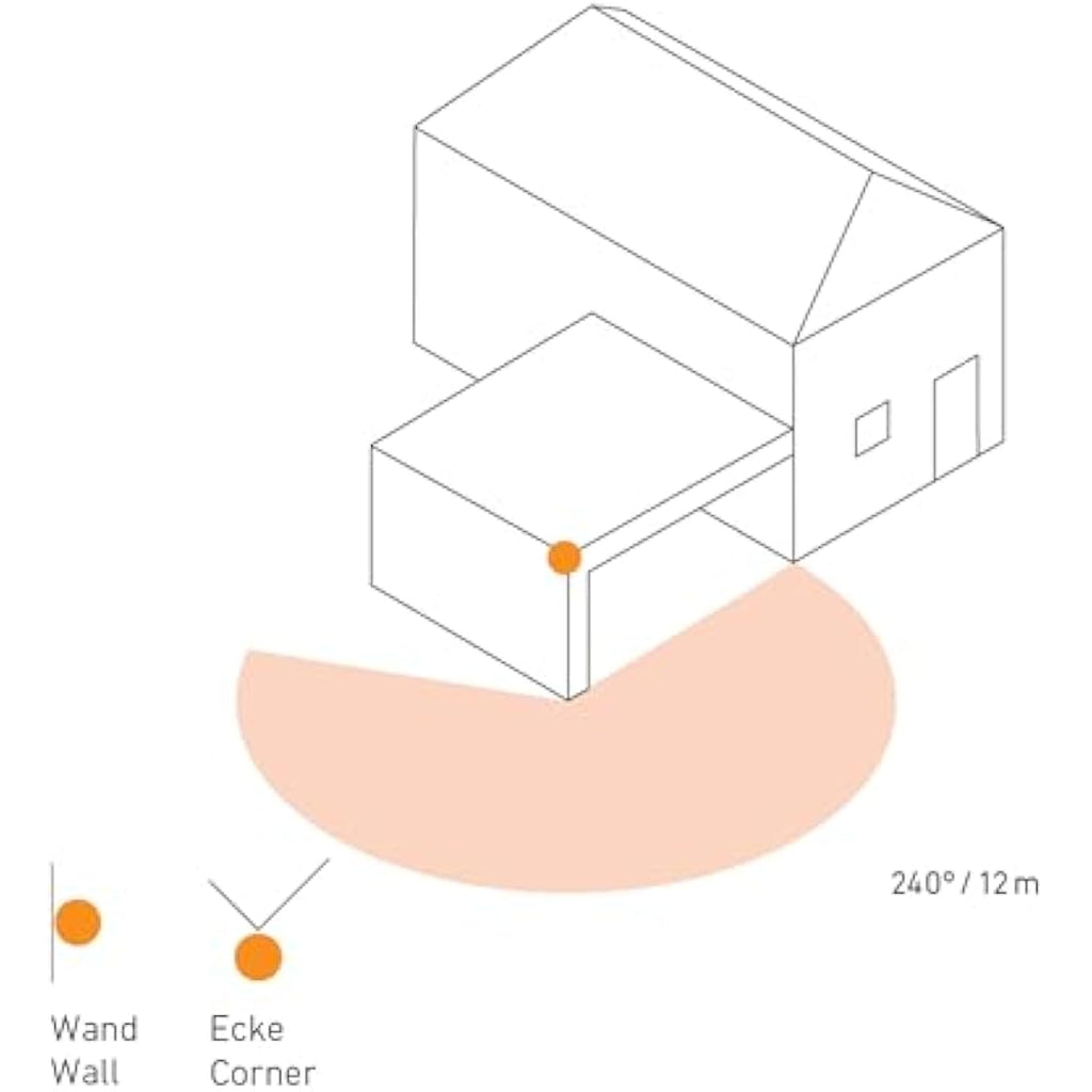 Steinel IS 240 DUO Motion Detector | 240° Infrared Sensor - Black