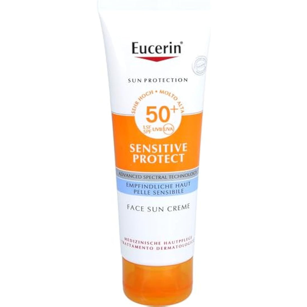 Eucerin Sensitive Protect Face Sun Creme LSF 50+ – Sunscreen, 50 ml