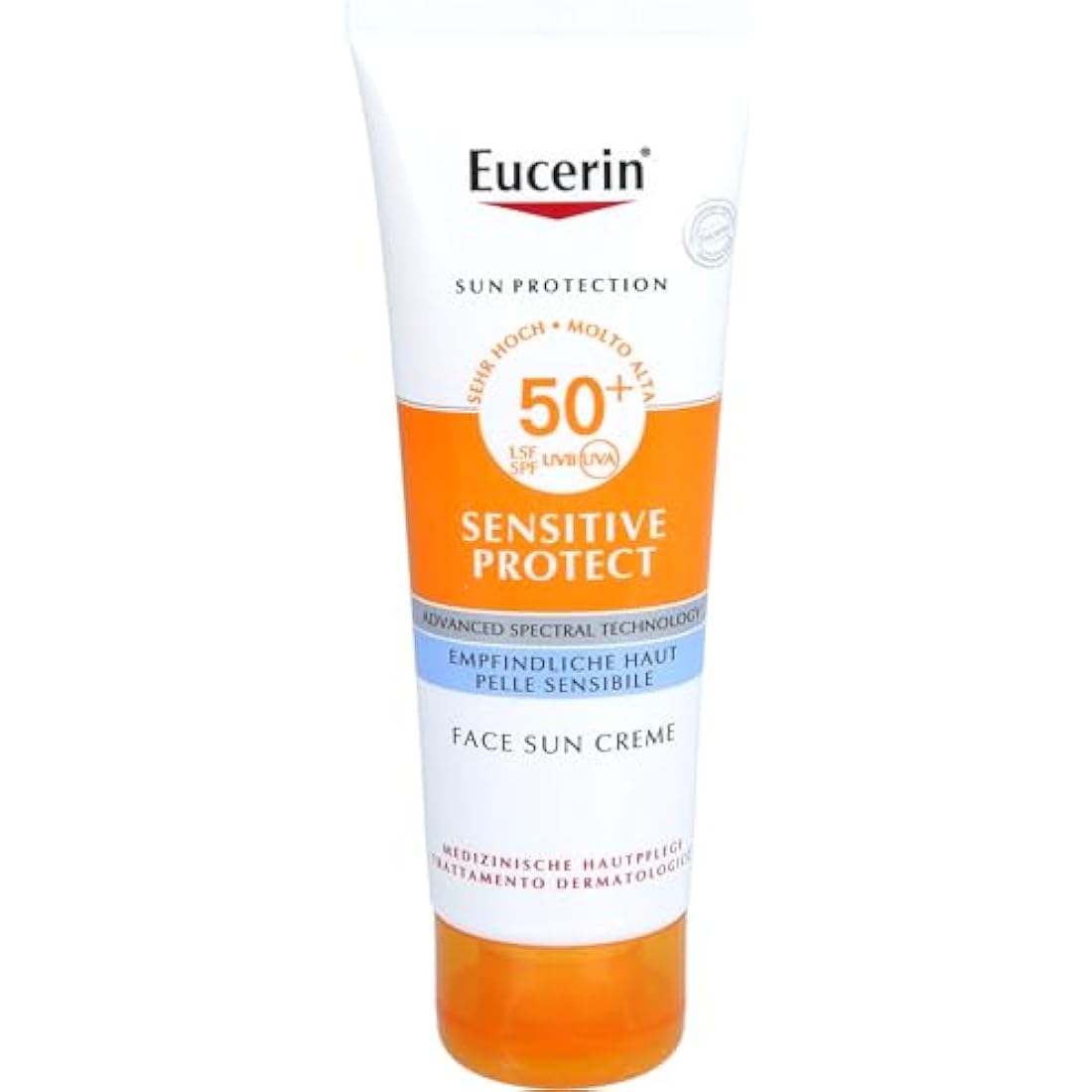 Eucerin Sensitive Protect Face Sun Creme LSF 50+ – Sunscreen, 50 ml