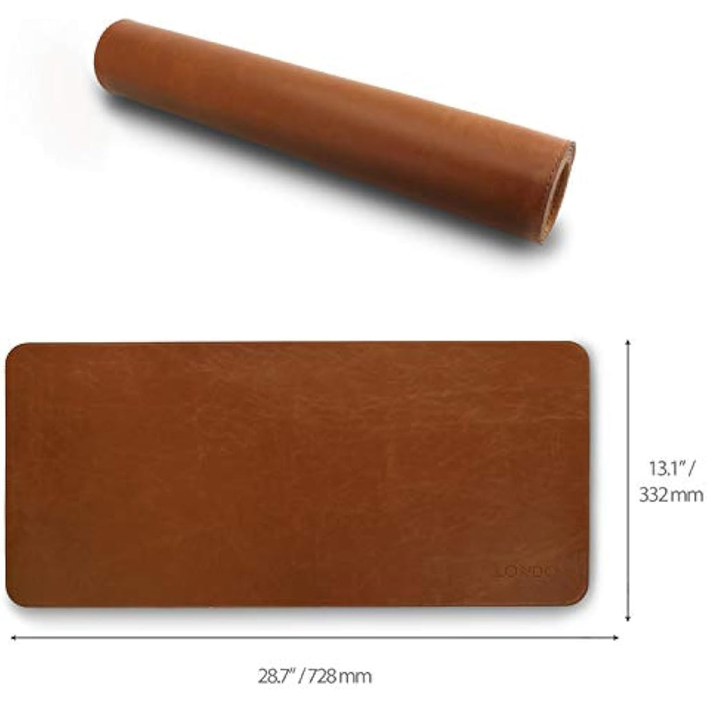 Londo Extended Leather Mousepad – Large Non-Slip PU Desk Mat
