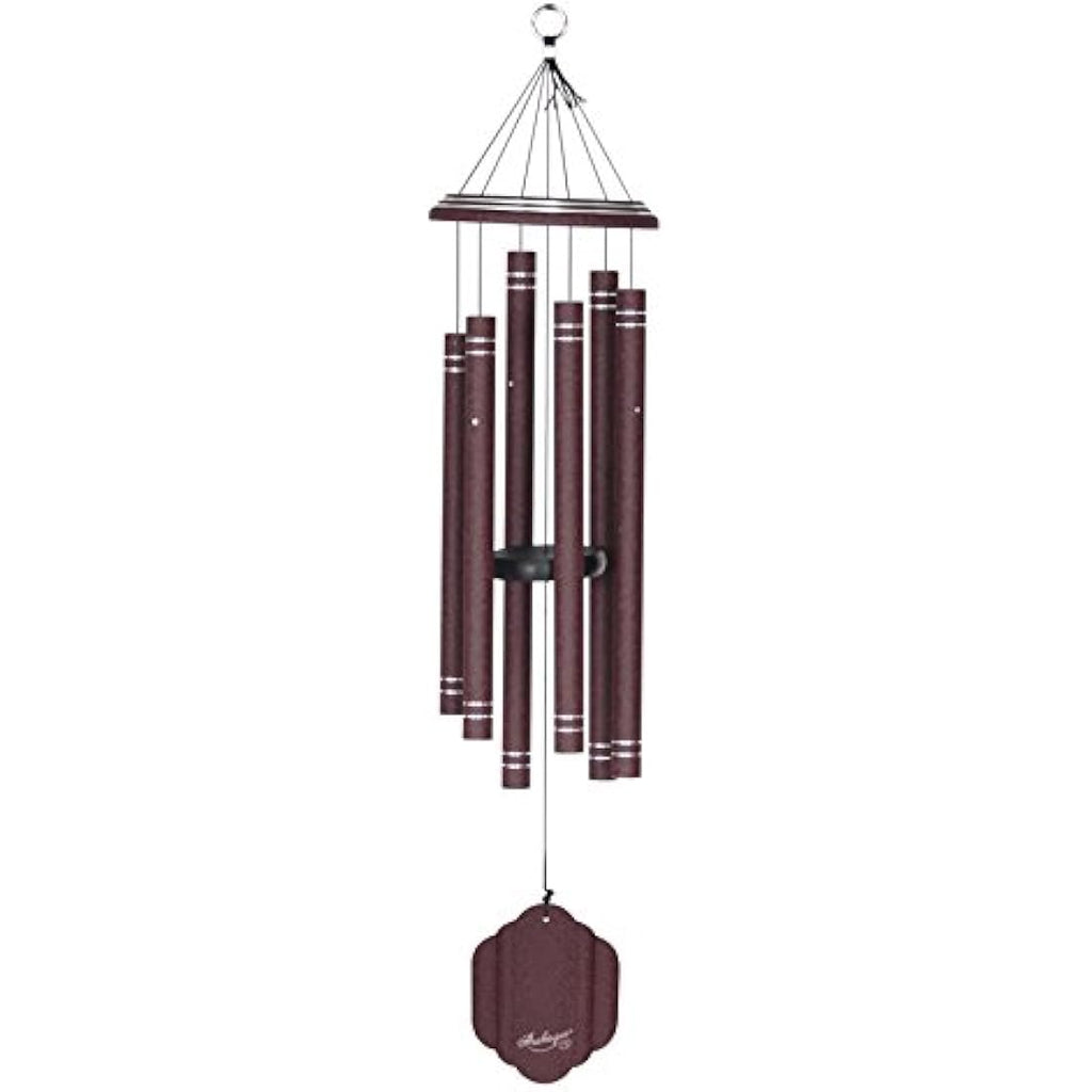 Arabesque 36-Inch Windchime - Garnet Outdoor Musical Chime by