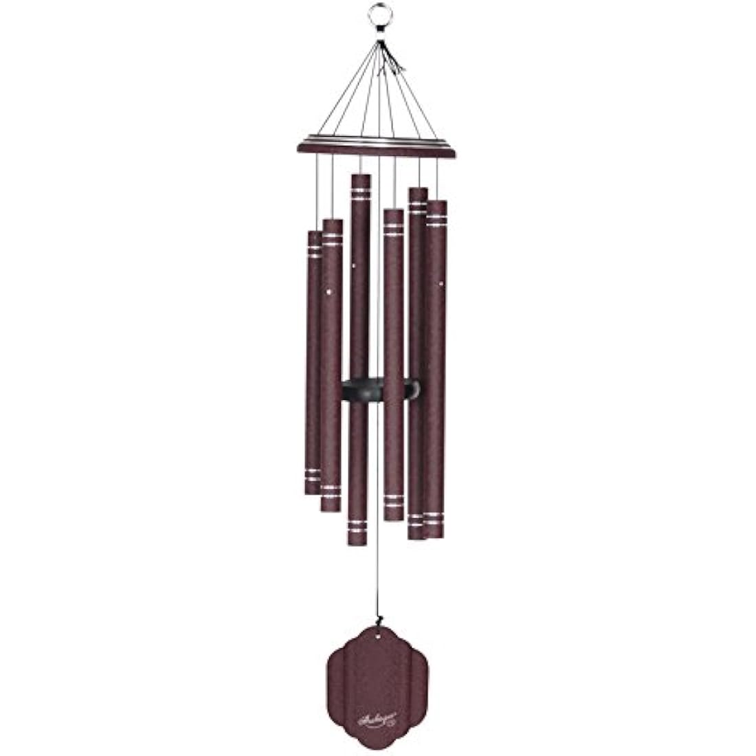 Arabesque 36-Inch Windchime - Garnet Outdoor Musical Chime by