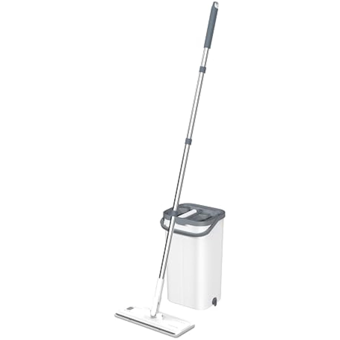 FurnitureXtra Microfibre Flat Mop and Bucket Set | 360 Swivel Handle