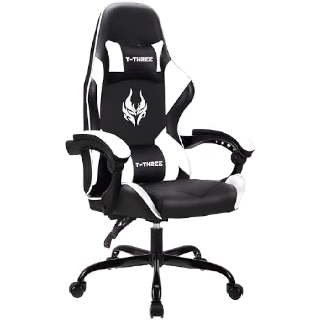 Ergonomic Mesh Office Chair – High-Back Swivel Gaming (White)